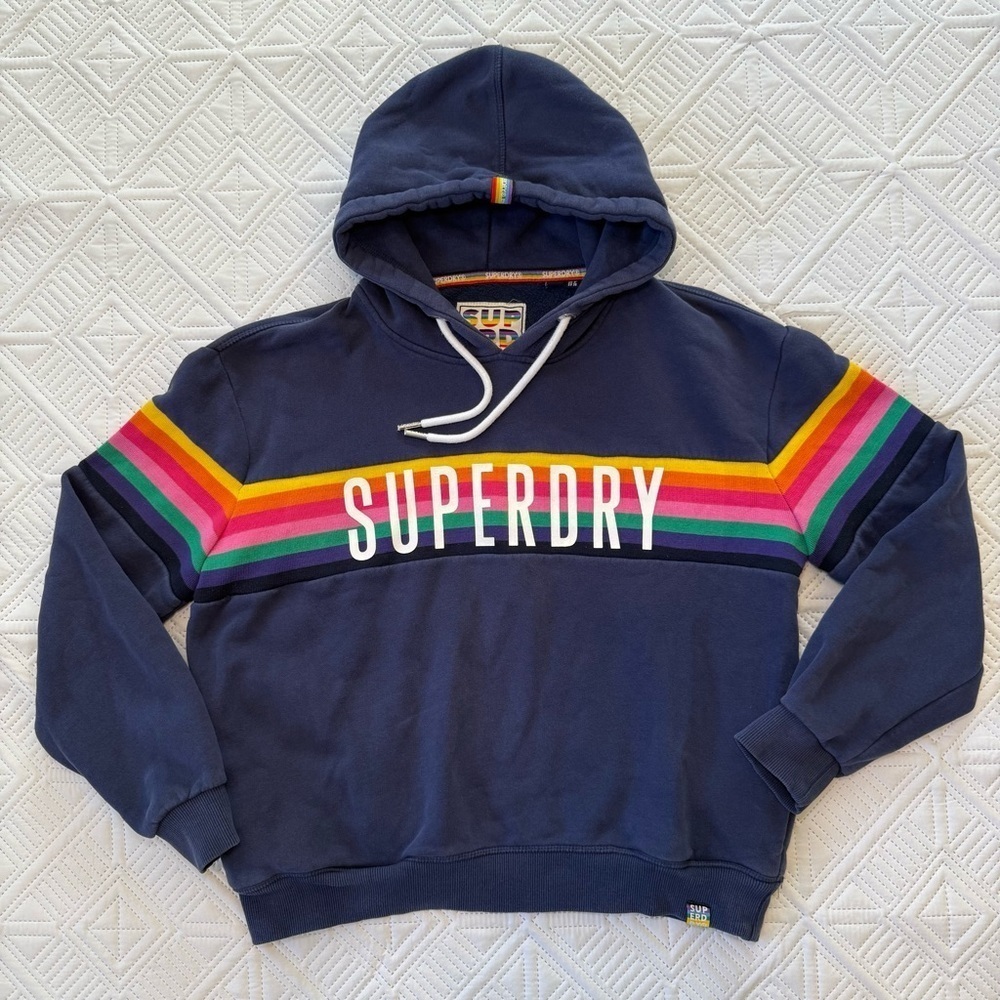 Superdry Carly Carnival Sweatshirt Hoodie Size 6
